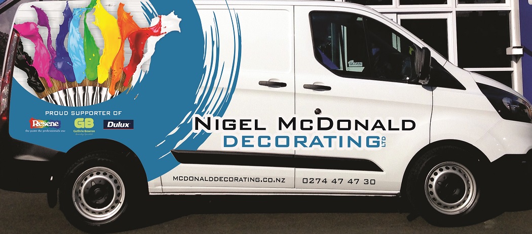 Nigel Signage Contact Us - Nigel McDonald Decorating Ltd